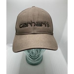 Carhartt Odessa Baseball Cap Snapback Trucker Hat Mesh Back Brown Adjustable